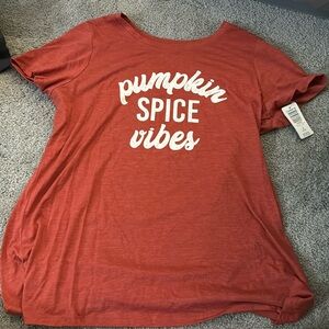 Torrid Pumpkin Spice Vibes T-shirt